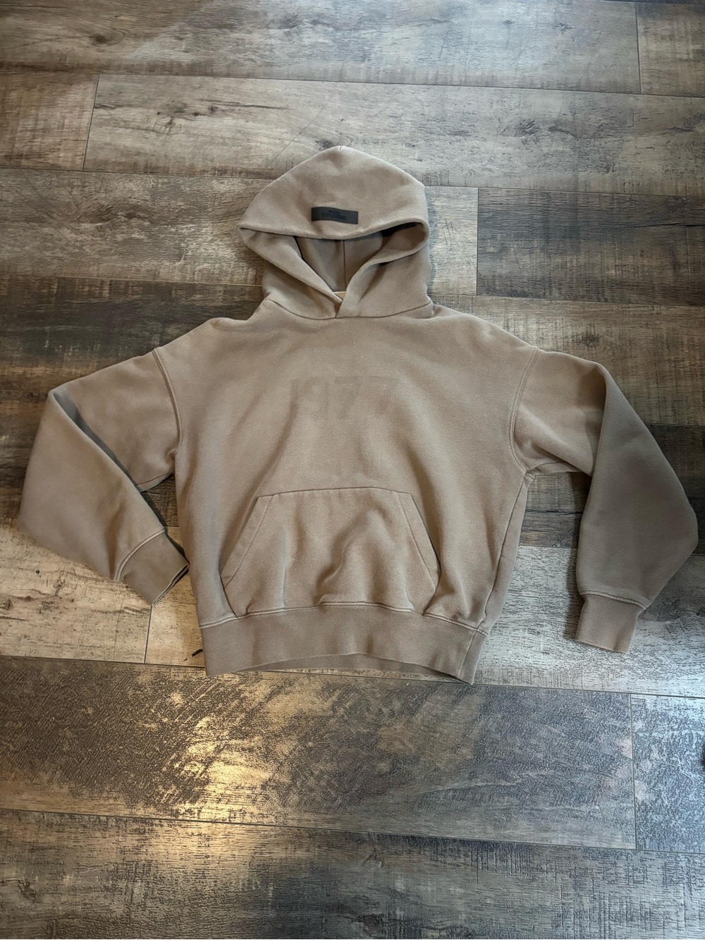 Fear of God Kids Hooded Pullover Sweatshirt in Beige